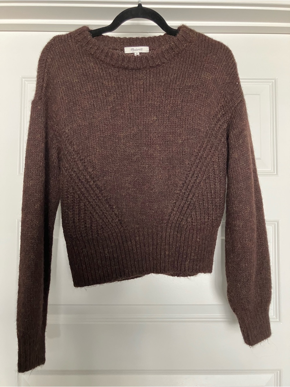 Madewell Relaxed Crewneck Sweater Brown Women Size XS 2026-728